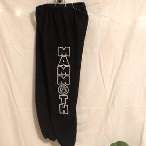 Black Mammoth sweatpants